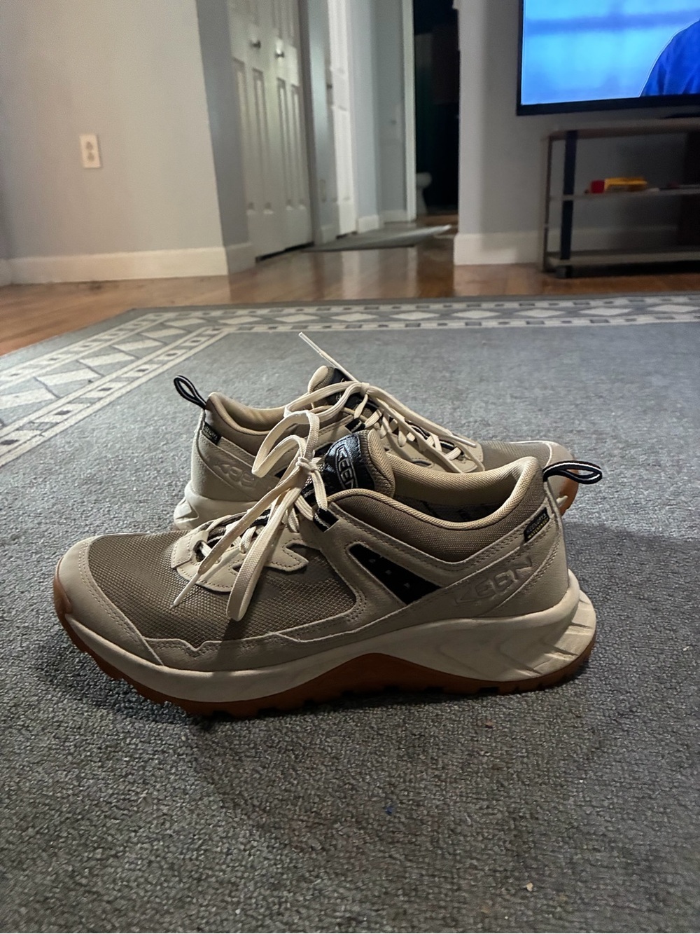 Keen Men’s Tan and Brown Hightail Waterproof Hiking Shoes